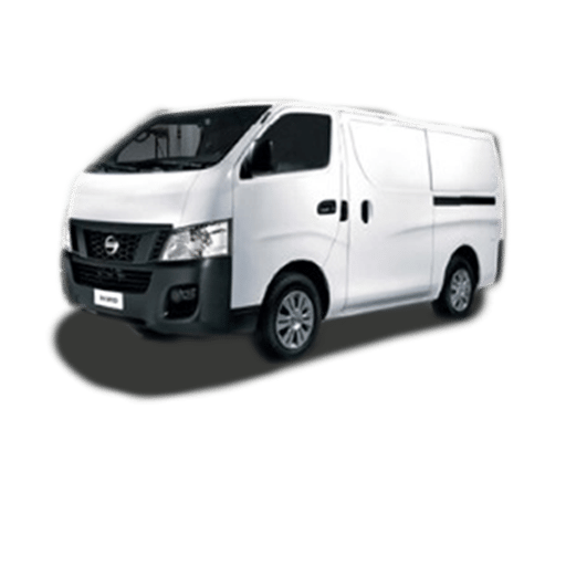 Nissan Urvan, a model we replace batteries for in Al Nahda, Dubai