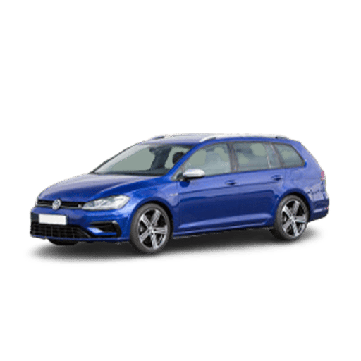Volkswagen Golf R Variant, a model we replace batteries for in Al Nahda, Dubai