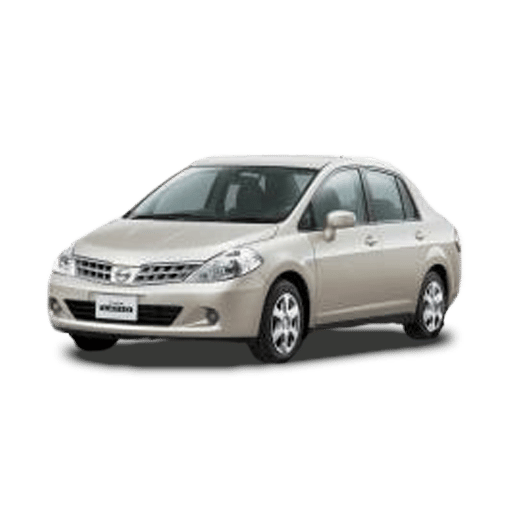 Nissan Tiida Latio, a model we replace batteries for in Al Nahda, Dubai