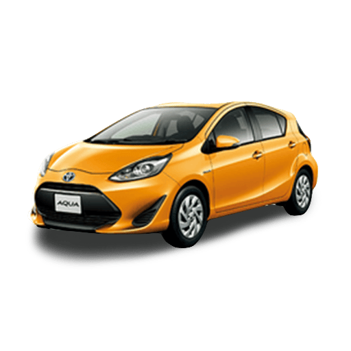 Toyota Aqua, a model we replace batteries for in Al Nahda, Dubai
