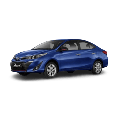 Toyota Yaris Ativ, a model we replace batteries for in Al Nahda, Dubai