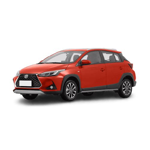 Toyota Yaris L X, a model we replace batteries for in Al Nahda, Dubai