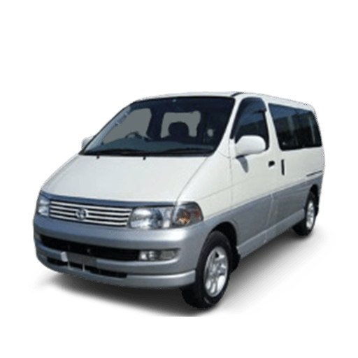 Toyota Hiace Regius, a model we replace batteries for in Al Nahda, Dubai