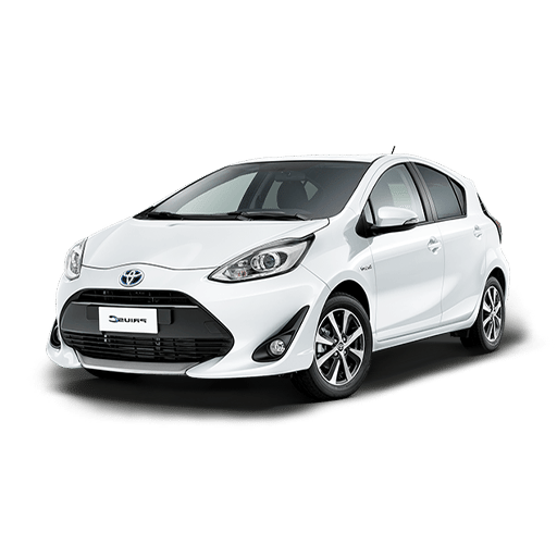 Toyota Prius c, a model we replace batteries for in Al Nahda, Dubai