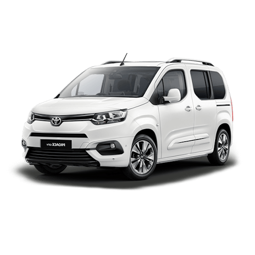 Toyota Proace City Verso, a model we replace batteries for in Al Nahda, Dubai