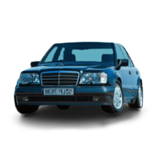 Mercedes-Benz W124, a model we replace batteries for in Al Nahda, Dubai