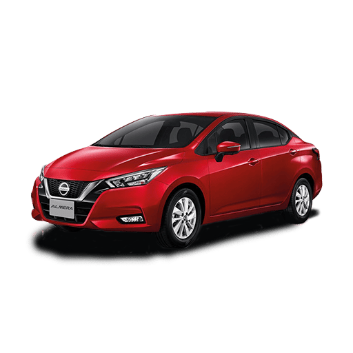 Nissan Almera, a model we replace batteries for in Al Nahda, Dubai