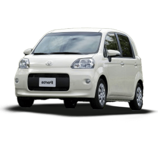 Toyota Porte, a model we replace batteries for in Al Nahda, Dubai
